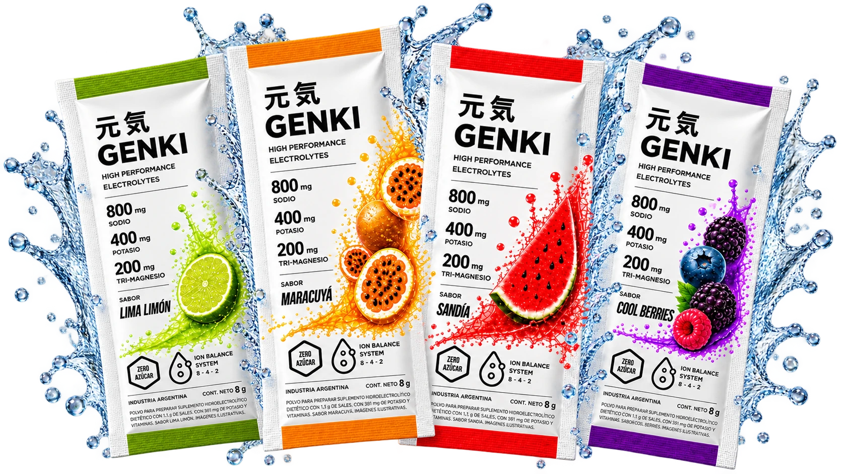 Los cuatro sabores Genki